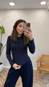 İKOLL 5370 BİSİKLET YAKA TİŞÖRT LACİVERT S