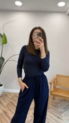 İKOLL 5370 BİSİKLET YAKA TİŞÖRT LACİVERT S