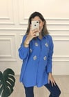 İNDİGO TAŞLI GÖMLEK