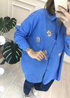 İNDİGO TAŞLI GÖMLEK