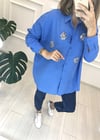İNDİGO TAŞLI GÖMLEK