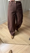 KAHVE 0021 GABARDİN BALON PANTOLON