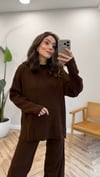 KAHVE 0025 TRİKO TAKIM