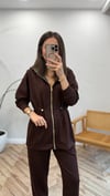 KAHVE 003 KAPÜŞONLU TAKIM 