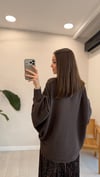 KAHVE 0035 KAYIK YAKA TRİKO 