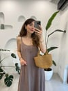 KAHVE 0063 ASİT YIKAMA ELBİSE 