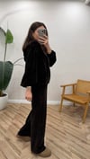 KAHVE 0097 KADİFE 3'LÜ TAKIM 