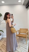 KAHVE 0229 ASKILI ELBİSE