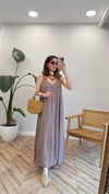 KAHVE 0229 ASKILI ELBİSE