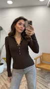 KAHVE 0686 DİK YAKA TRİKO