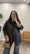 KAHVE 0700 KADİFE YAKA CEKET 