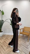 KAHVE 0739 GARNİLİ EŞOFMAN TAKIM