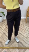 KAHVE 0755 KEMERLİ PANTOLON 