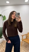 KAHVE 0855 TRİKO KAZAK 