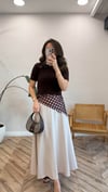 KAHVE 10651 KISA KOL TRİKO KAZAK