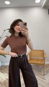 KAHVE 1075 BASİC KISA KOL TİŞÖRT 