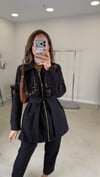 KAHVE 1082 DENİM TAŞLI TAKIM 