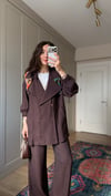 KAHVE 1091 CEKET TAKIM 