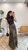 KAHVE 1118 ŞİFON BANDANA ETEK