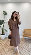 KAHVE 1137 GÖMLEK ELBİSE TAKIM