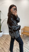 KAHVE 1142 DESENLİ HIRKA  