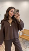 KAHVE 1218 TRİKO TAKIM 