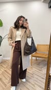 KAHVE 1262 KEMERLİ PANTOLON