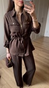 KAHVE 1279 CEKET PANTOLON TAKIM 