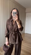 KAHVE 1279 CEKET PANTOLON TAKIM 