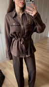 KAHVE 1279 CEKET PANTOLON TAKIM 