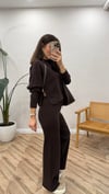 KAHVE 1282 TRİKO PANTOLON 