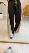 KAHVE 1566 SATEN PANTOLON 
