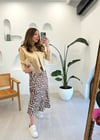 KAHVE 16129 ZEBRA DESEN SATEN ETEK 