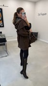 KAHVE 168 PELERİN TRENÇ 