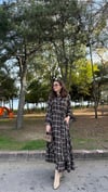 KAHVE 1875 KARELİ ELBİSE 