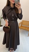 KAHVE 1902 DENİM ELBİSE 