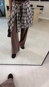 KAHVE 2066 BELİ GÖMLEKLİ PANTOLON 