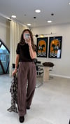 KAHVE 2066 BELİ GÖMLEKLİ PANTOLON 
