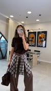 KAHVE 2066 BELİ GÖMLEKLİ PANTOLON 