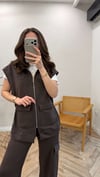 KAHVE 2168 YELEK TAKIM