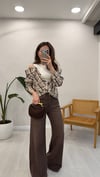 KAHVE 2295 GENİŞ JEAN 