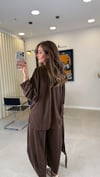 KAHVE 2437 ŞALVAR TAKIM 