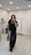 KAHVE 2604 ÇİZGİLİ PANTOLON 