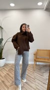 KAHVE 2633 ŞAL YAKA KAZAK 