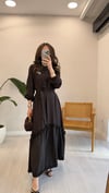 KAHVE 2675 BROŞLU ELBİSE 