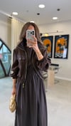 KAHVE 2677 ELBİSE 