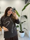 KAHVE 2686 PUL DETAY SWEAT 