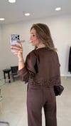 KAHVE 2780 SÜET CEKET 