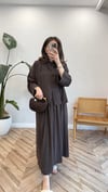 KAHVE 3008 BAĞCIK DETAY ETEK TAKIM