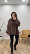 KAHVE 3039 PİLE DTY SWEAT